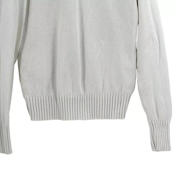 VTG 90s Polo Ralph Lauren V-Neck Sweater XL Preppy Old Money Quiet Luxury Crest - Picture 6 of 8